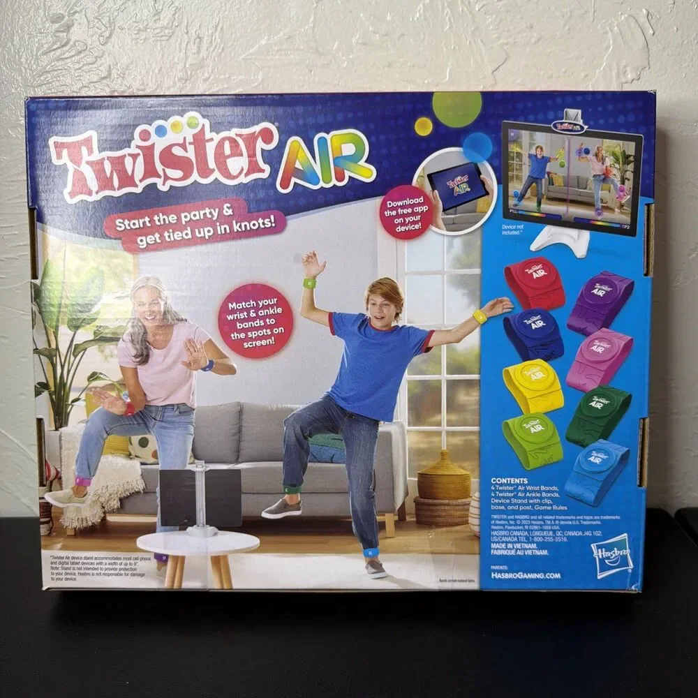 Twister AIR Game by Hasbro – Brand New Factory Sealed – Family Party Game